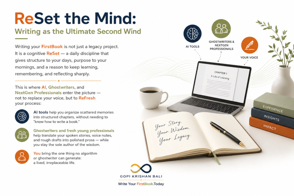 ReSet the Mind: Writing as the Ultimate Second Wind at FirstBook.Today